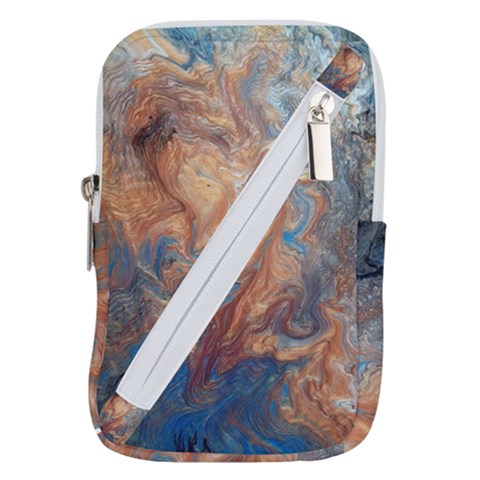 Blue flow Belt Pouch Bag (Small) from ArtsNow.com