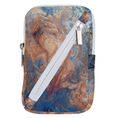Blue flow Belt Pouch Bag (Small) from ArtsNow.com
