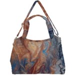 Blue flow Double Compartment Shoulder Bag