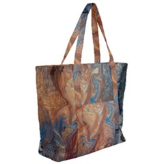 Zip Up Canvas Bag 