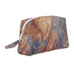 Blue flow Wristlet Pouch Bag (Medium)