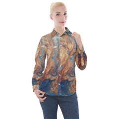 Women s Long Sleeve Pocket Shirt 