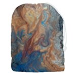 Blue flow Drawstring Pouch (3XL)