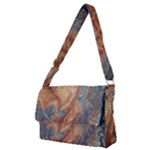 Blue flow Full Print Messenger Bag (M)