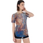 Blue flow Perpetual Short Sleeve T-Shirt