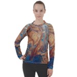 Blue flow Women s Pique Long Sleeve T-Shirt