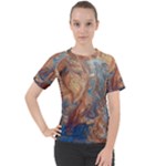 Blue flow Women s Sport Raglan T-Shirt