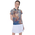 Blue flow Women s Polo T-Shirt