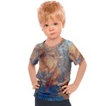Blue flow Kids  Sports T-Shirt