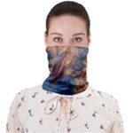 Blue flow Face Covering Bandana (Adult)