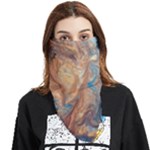 Blue flow Face Covering Bandana (Triangle)