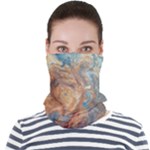 Blue flow Face Seamless Bandana (Adult)