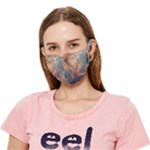 Blue flow Crease Cloth Face Mask (Adult)