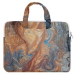 Blue flow MacBook Pro 13  Double Pocket Laptop Bag