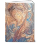 Blue flow 5  x 7  Hardcover Notebook