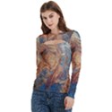 Women s Cut Out Long Sleeve T-Shirt 