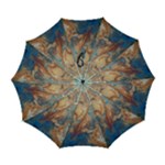 Blue flow Automatic Folding Umbrella with Case (Large)