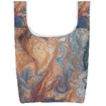 Blue flow Foldable Shopping Bag