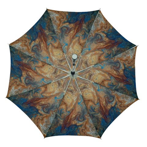 Blue flow Automatic Folding Umbrella with Case (Medium) from ArtsNow.com