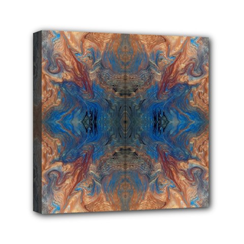 Pour Repeats Mini Canvas 6  x 6  (Stretched) from ArtsNow.com