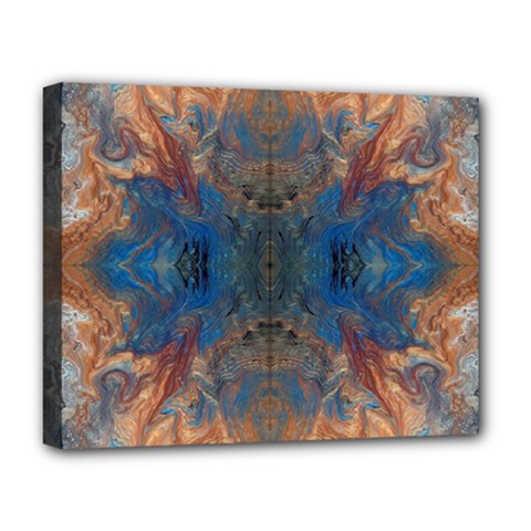 Pour Repeats Deluxe Canvas 20  x 16  (Stretched) from ArtsNow.com