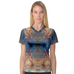 V-Neck Sport Mesh T-Shirt 