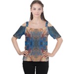 Pour Repeats Cutout Shoulder T-Shirt