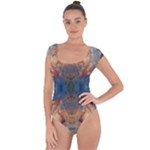 Pour Repeats Short Sleeve Leotard 