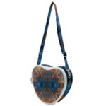Pour Repeats Heart Shoulder Bag