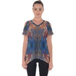 Pour Repeats Cut Out Side Drop T-Shirt
