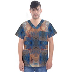 Men s V-Neck Scrub Top 