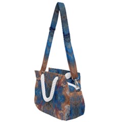 Rope Handles Shoulder Strap Bag 