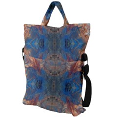 Fold Over Handle Tote Bag 