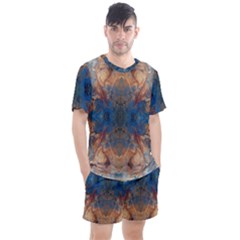 Men s Mesh T-Shirt and Shorts Set 