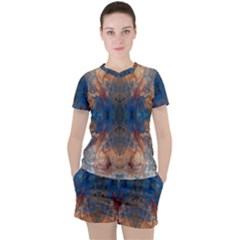 Women s Mesh T-Shirt and Shorts Set 