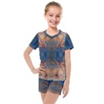 Pour Repeats Kids  Mesh T-Shirt and Shorts Set