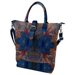 Buckle Top Tote Bag 