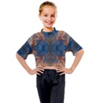 Pour Repeats Kids Mock Neck T-Shirt