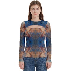Pour Repeats Women s Cut Out Long Sleeve T