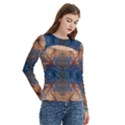 Women s Cut Out Long Sleeve T-Shirt 