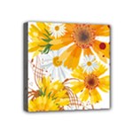 yellow_flower Mini Canvas 4  x 4  (Stretched)