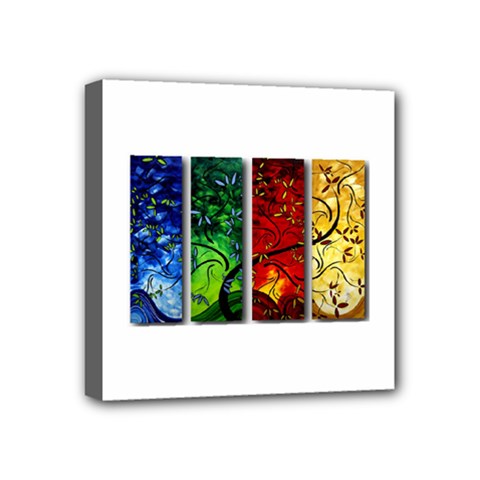 abstract Mini Canvas 4  x 4  (Stretched) from ArtsNow.com