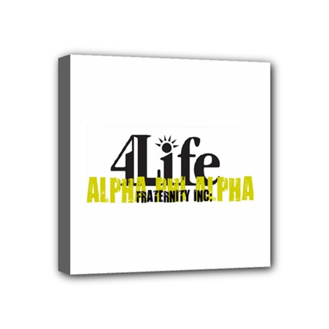 ALPHA 4 life Mini Canvas 4  x 4  (Stretched) from ArtsNow.com