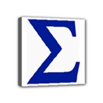 sigma GreekLetters Mini Canvas 4  x 4  (Stretched)