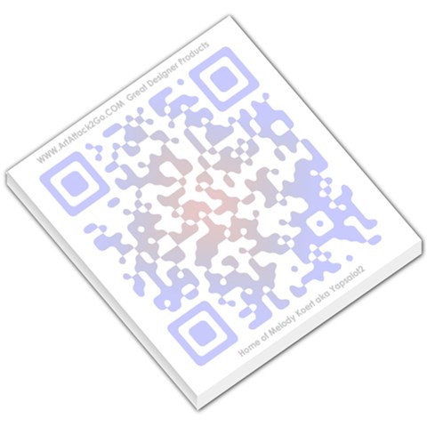 Art Memo Small Memo Pads from ArtsNow.com