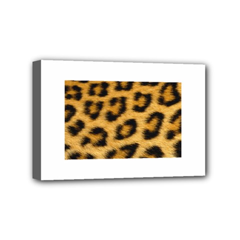 Leopard Print	Mini Canvas 6  x 4  (Stretched) from ArtsNow.com