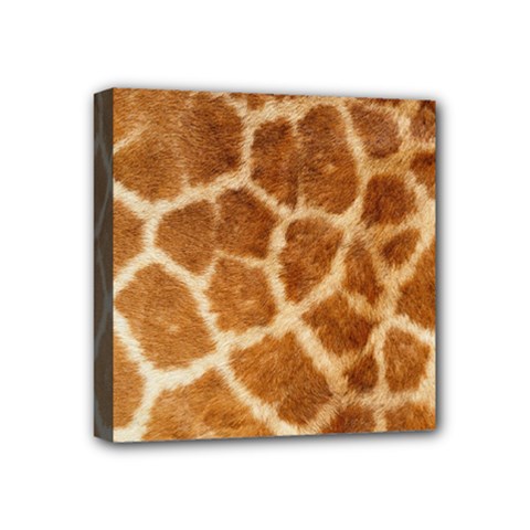 Giraffe Print	 Mini Canvas 4  x 4  (Stretched) from ArtsNow.com