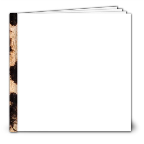 Giraffe Print Dark	8x8 Photo Book (20 pages) from ArtsNow.com