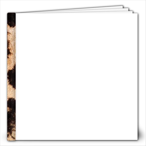 Giraffe Print Dark	12x12 Photo Book (20 pages) from ArtsNow.com