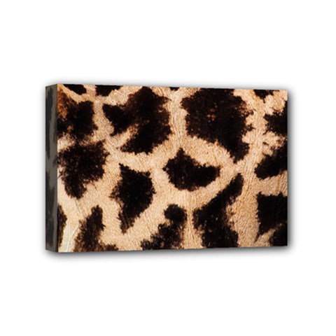 Giraffe Print Dark	Mini Canvas 6  x 4  (Stretched) from ArtsNow.com